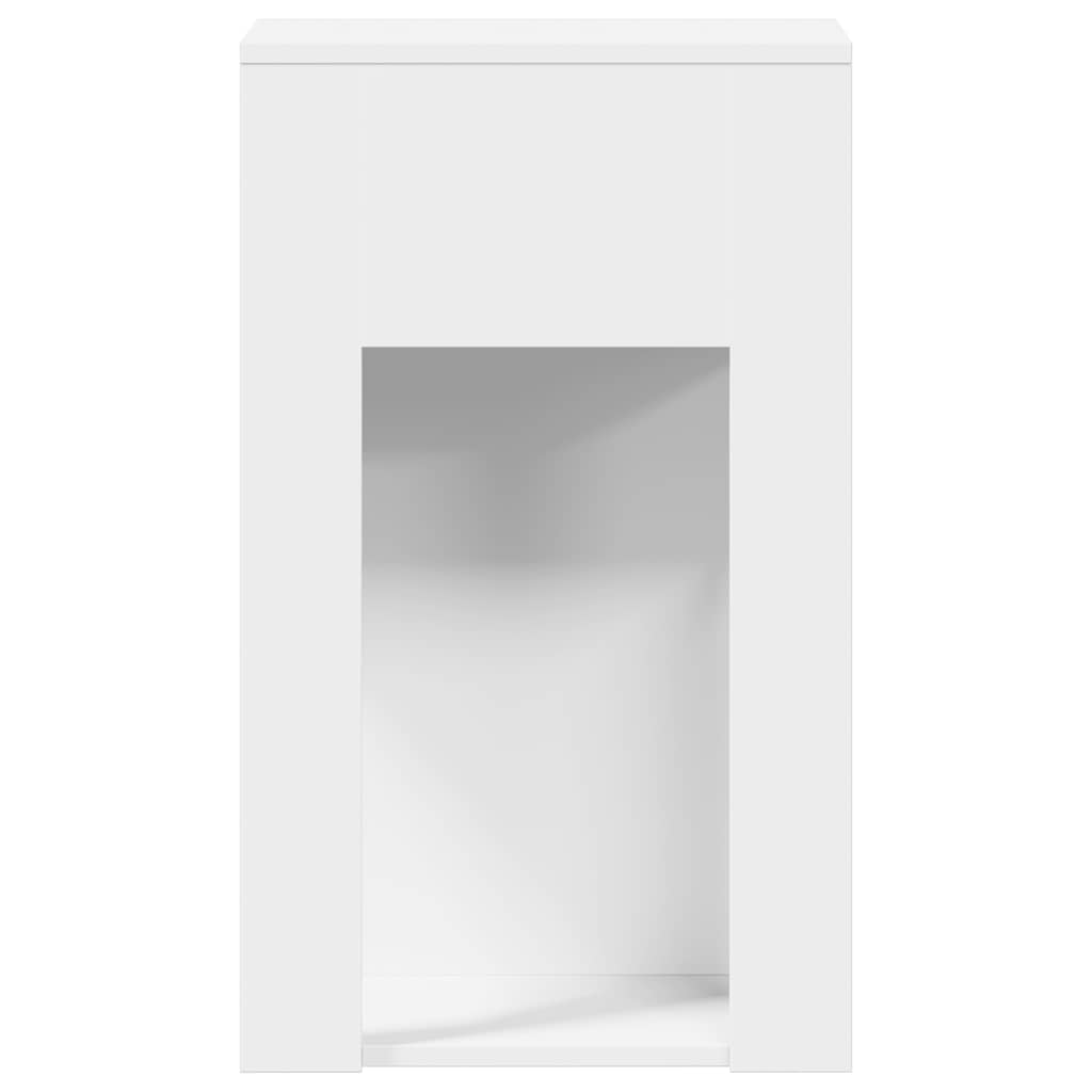 Supporto a Torre per Computer con Cassetto Bianco 30x44x74 cm - homemem39
