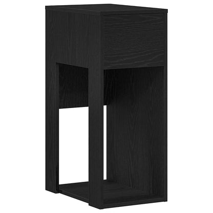 Supporto a Torre per Computer con Cassetto Nero 30x44x74 cm - homemem39