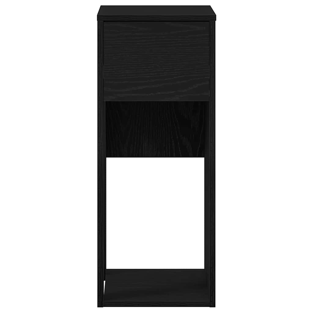 Supporto a Torre per Computer con Cassetto Nero 30x44x74 cm - homemem39