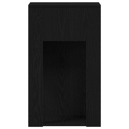 Supporto a Torre per Computer con Cassetto Nero 30x44x74 cm - homemem39