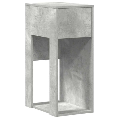 Supporto per Computer a Torre con Cassetto Grigio 30x44x74 cm - homemem39