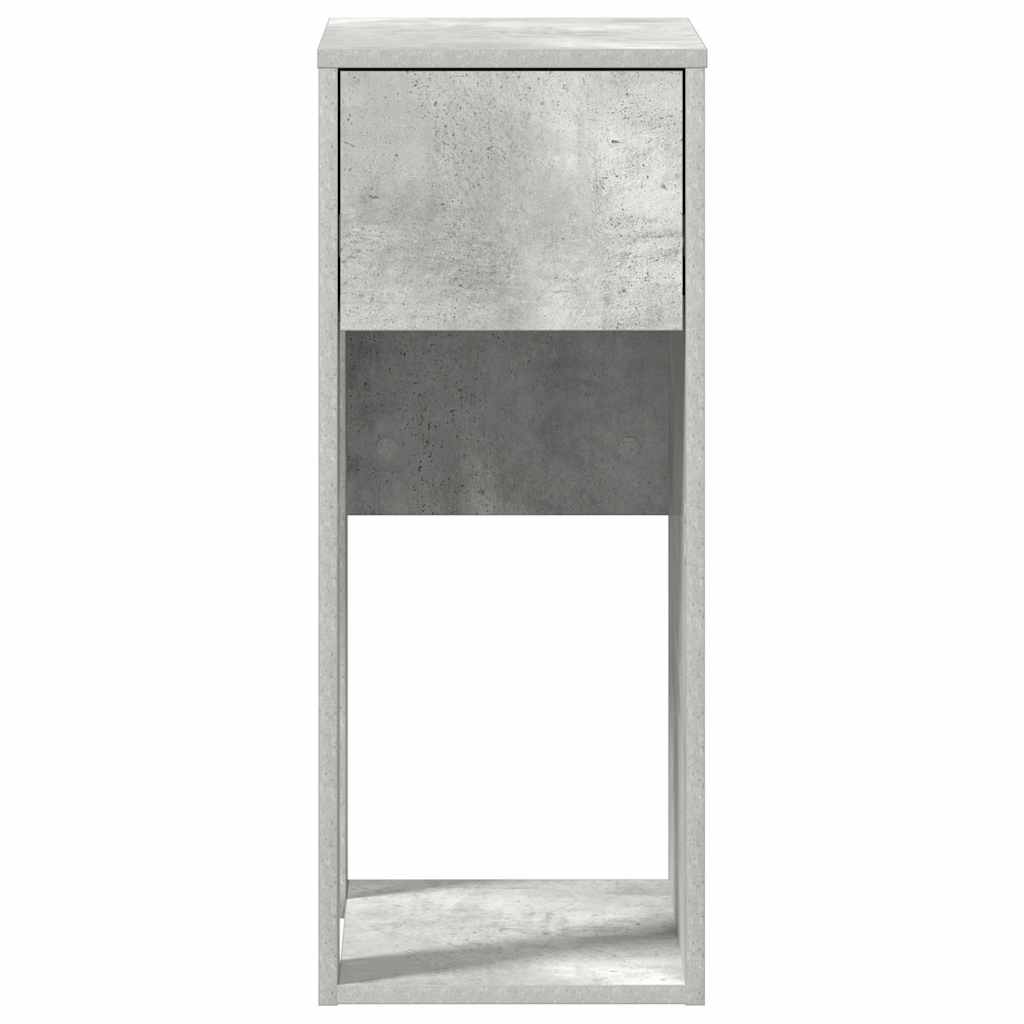 Supporto per Computer a Torre con Cassetto Grigio 30x44x74 cm - homemem39