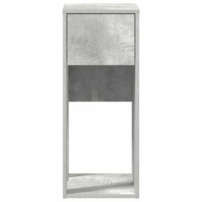 Supporto per Computer a Torre con Cassetto Grigio 30x44x74 cm - homemem39