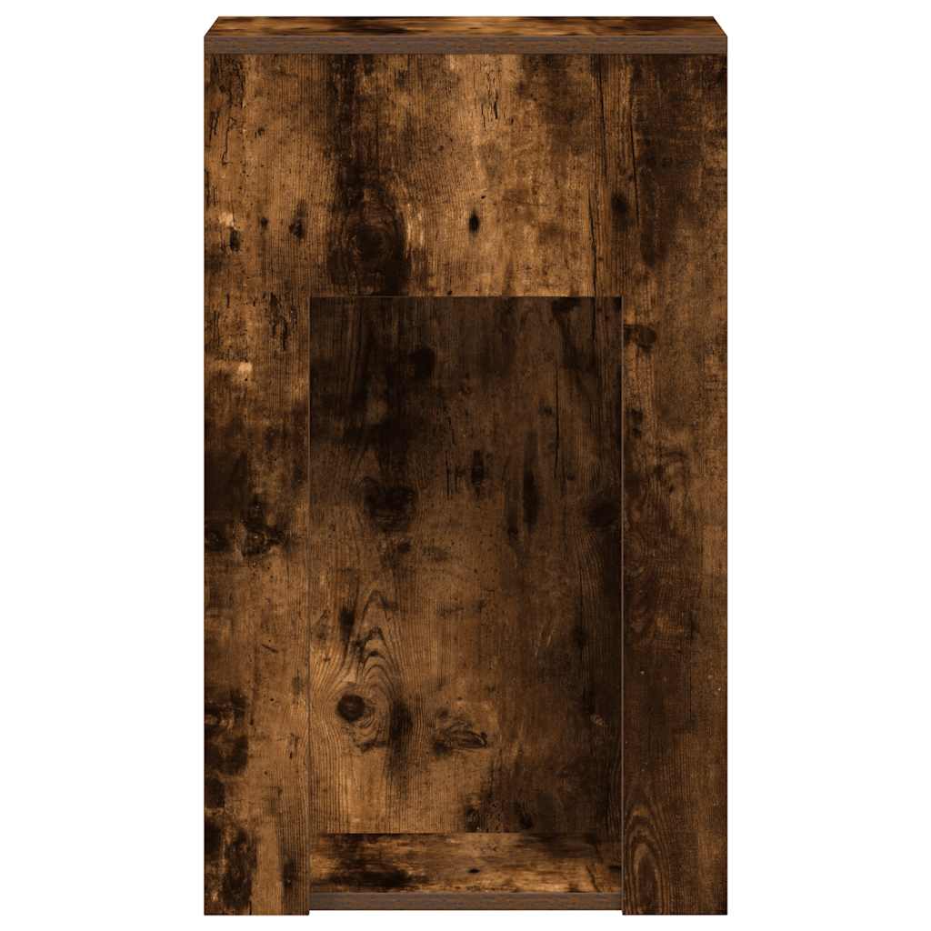 Supporto per Computer a Torre con Cassetto Rovere 30x44x74 cm - homemem39