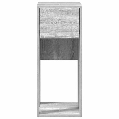 Supporto a Torre per Computer con Cassetto Grigio 30x44x74 cm - homemem39