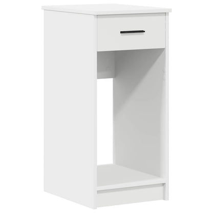 Supporto a Torre per Computer con Cassetto Bianco 35x45x77 cm - homemem39