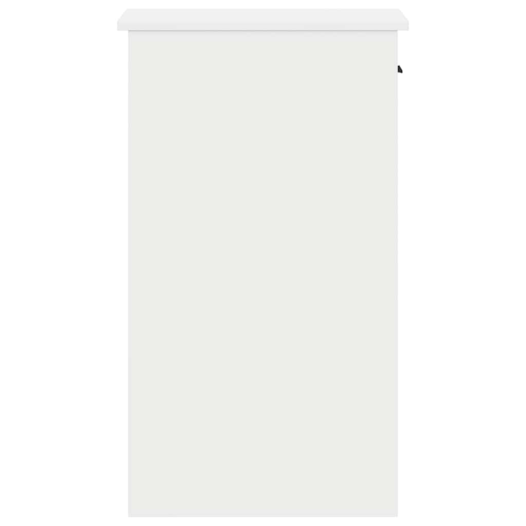 Supporto a Torre per Computer con Cassetto Bianco 35x45x77 cm - homemem39