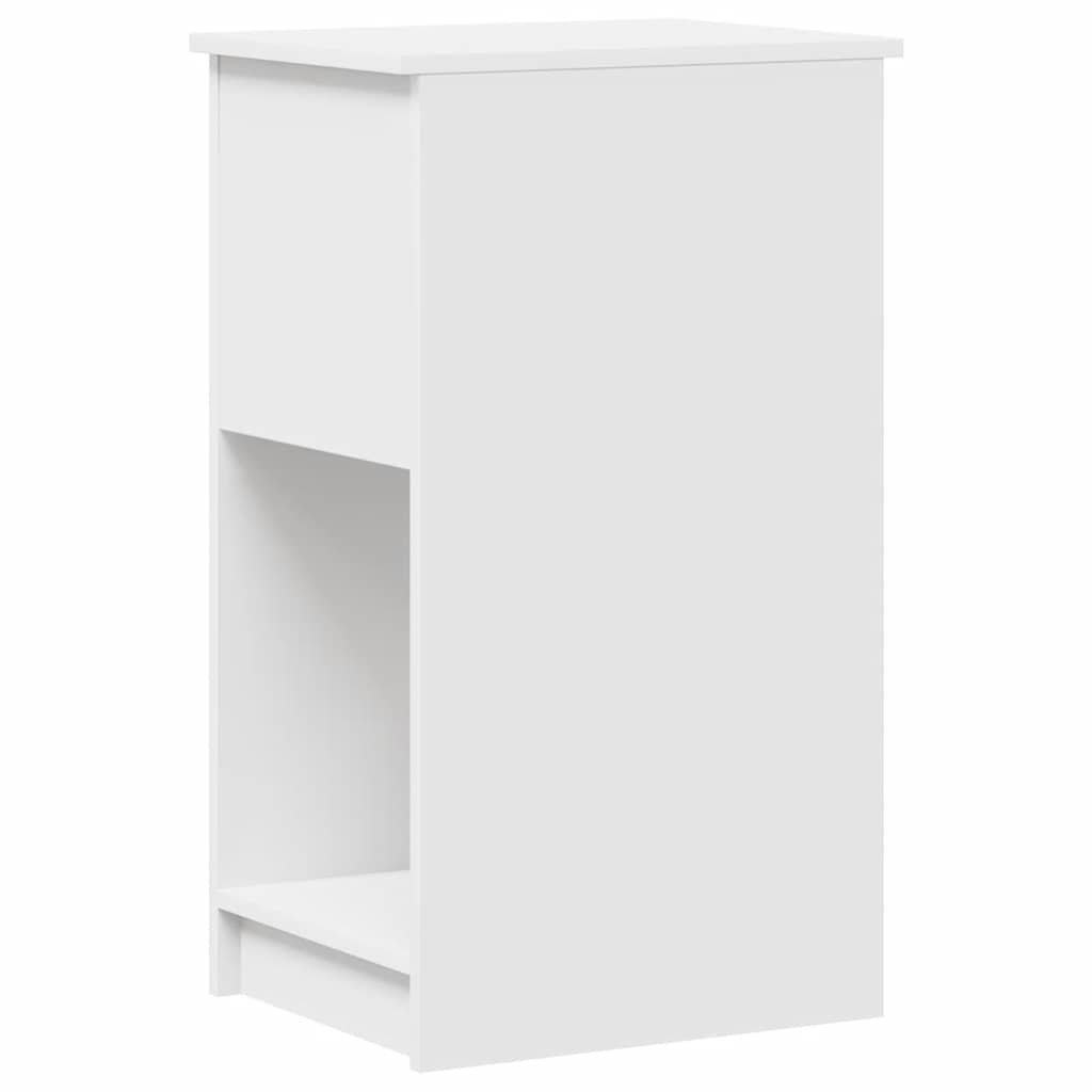 Supporto a Torre per Computer con Cassetto Bianco 35x45x77 cm - homemem39