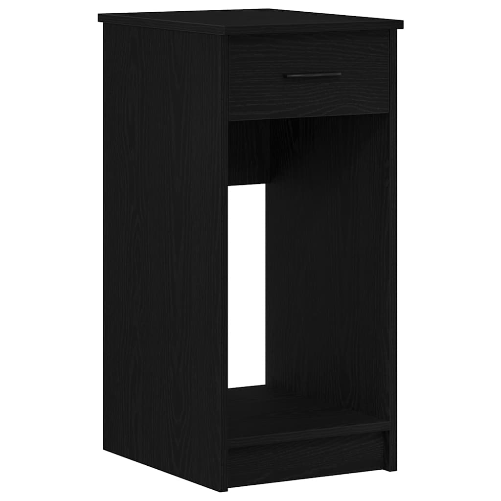 Supporto a Torre per Computer con Cassetto Nero 35x45x77 cm - homemem39