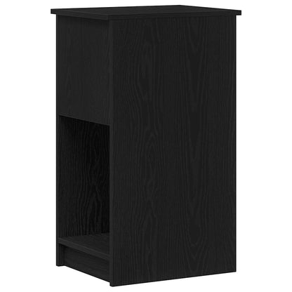 Supporto a Torre per Computer con Cassetto Nero 35x45x77 cm - homemem39