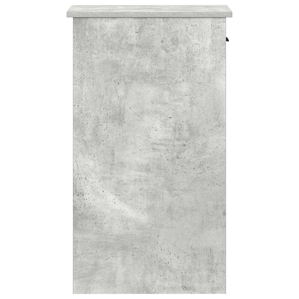 Supporto a Torre per Computer con Cassetto Grigio 35x45x77 cm - homemem39