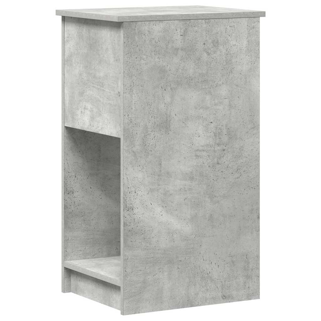 Supporto a Torre per Computer con Cassetto Grigio 35x45x77 cm - homemem39