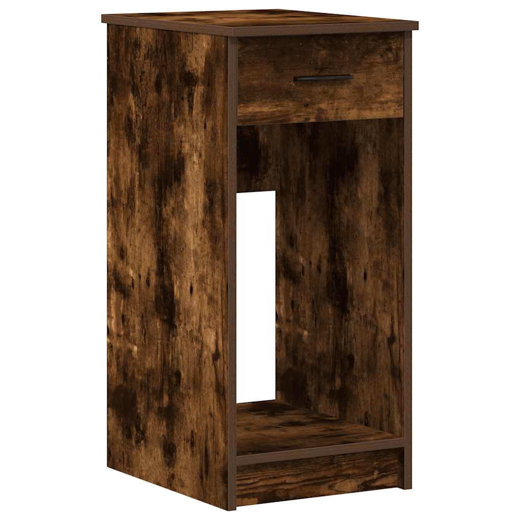 Supporto per Computer a Torre con Cassetto Rovere 35x45x77 cm | homemem39