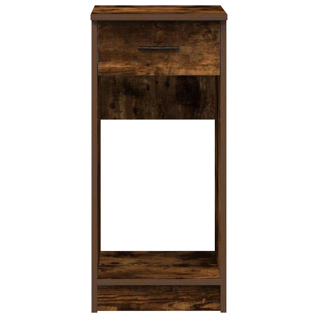 Supporto per Computer a Torre con Cassetto Rovere 35x45x77 cm
