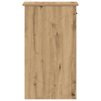 Supporto per Computer a Torre con Cassetto Rovere 35x45x77 cm - homemem39