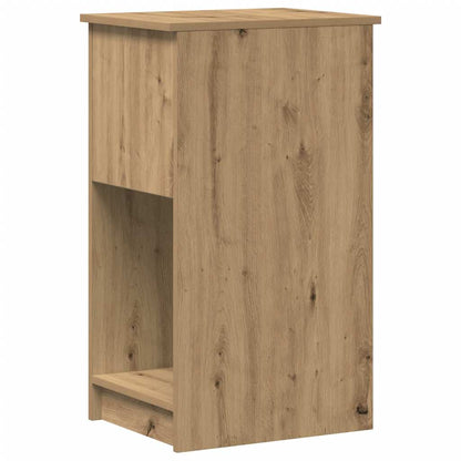 Supporto per Computer a Torre con Cassetto Rovere 35x45x77 cm - homemem39