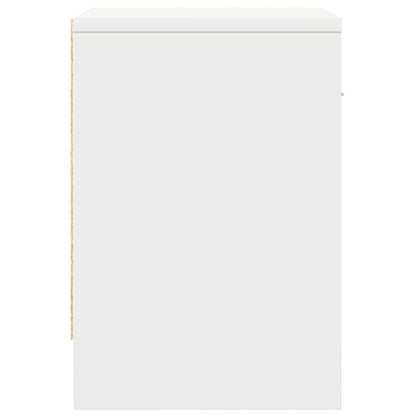 Comodino con Cassetto Bianco 39x28x41 cm - homemem39