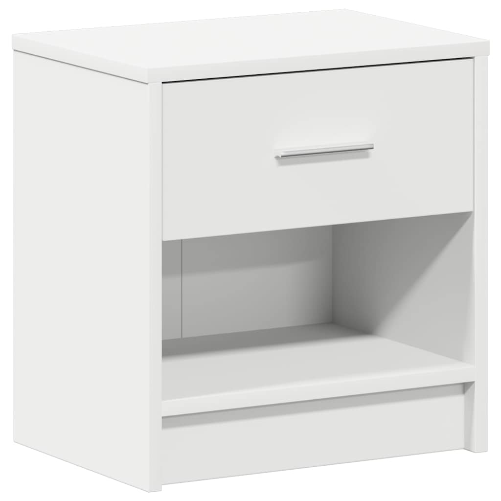 Comodini 2 pz con Cassetto Bianco 39x28x41 cm - homemem39