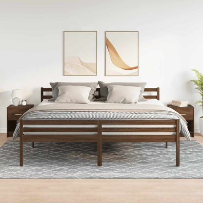 Comodini 2 pz con Cassetto Rovere Marrone 40x34x50 cm - homemem39