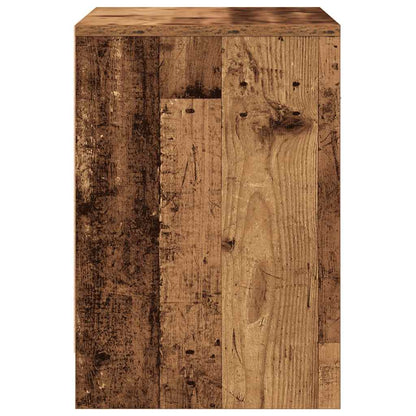 Comodino con Cassetto Legno Antico 40x34x50 cm - homemem39