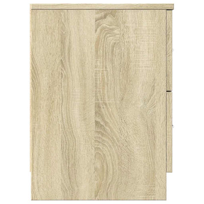 Comodini 2 pz con 2 Cassetti Rovere Sonoma 40x36x50 cm - homemem39