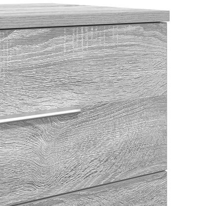 Comodini 2 pz con 2 Cassetti Grigio Sonoma 40x36x50 cm - homemem39