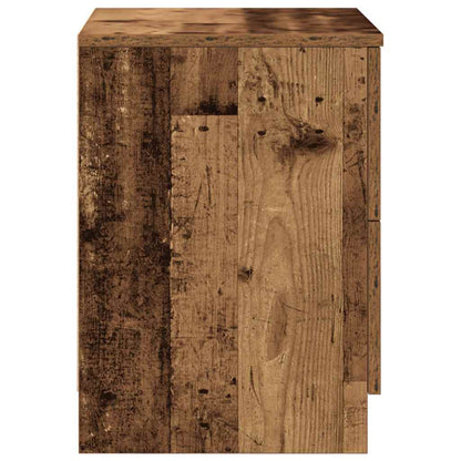 Comodino con 2 Cassetti Legno Antico 40x36x50 cm - homemem39