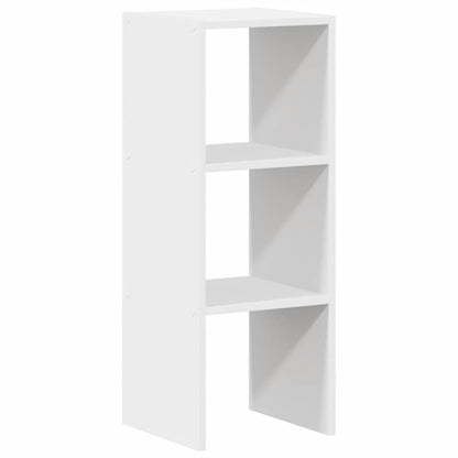 Libreria Impilabili Bianca 30x30x80 cm in Legno Multistrato | homemem39