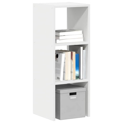 Libreria Impilabili Bianca 30x30x80 cm in Legno Multistrato | homemem39