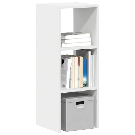 Libreria Impilabili Bianca 30x30x80 cm in Legno Multistrato | homemem39