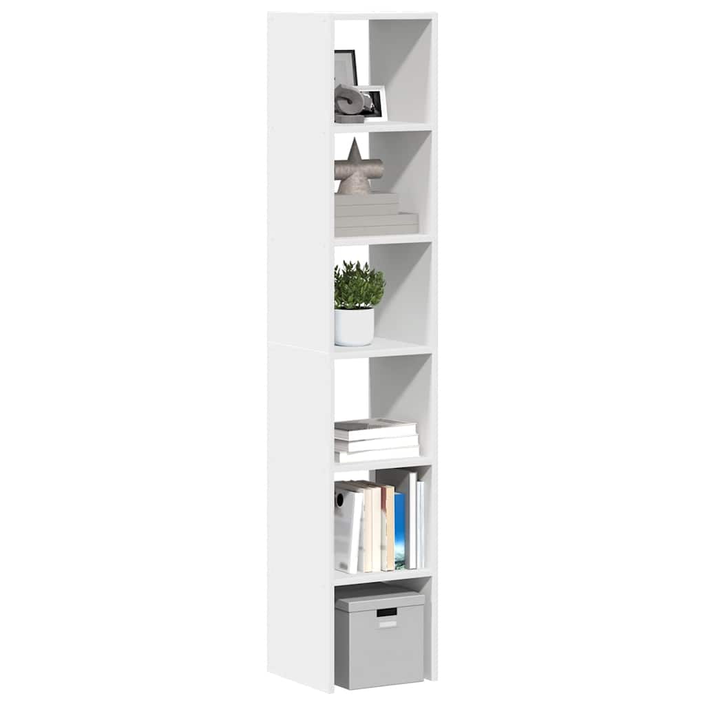 Librerie 2 pz Impilabili Bianchi 30x30x80 cm Legno Multistrato | homemem39
