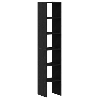 Librerie 2 pz Impilabili Rovere Nero 30x30x80 cm in Truciolato | homemem39