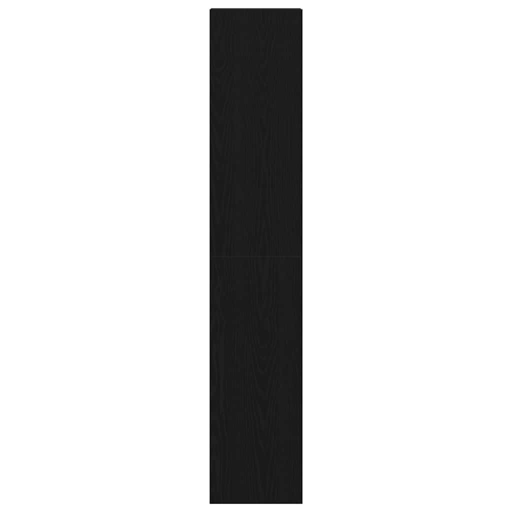 Librerie 2 pz Impilabili Rovere Nero 30x30x80 cm in Truciolato | homemem39