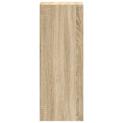Libreria Impilabili Rovere Sonoma 30x30x80 cm Legno Multistrato | homemem39