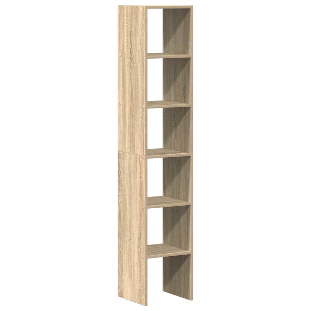 Librerie 2 pz Impilabili Rovere Sonoma 30x30x80 cm Truciolato | homemem39