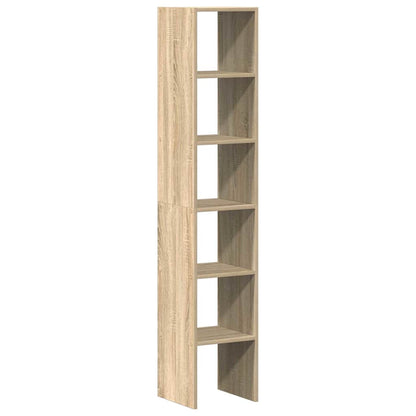 Librerie 2 pz Impilabili Rovere Sonoma 30x30x80 cm Truciolato