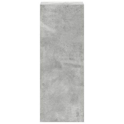 Libreria Impilabili Grigio Cemento 30x30x80cm Legno Multistrato | homemem39