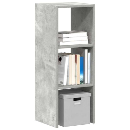 Libreria Impilabili Grigio Cemento 30x30x80cm Legno Multistrato | homemem39