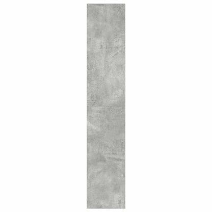Librerie 2 pz Impilabili Grigio Cemento 30x30x80 cm Truciolato