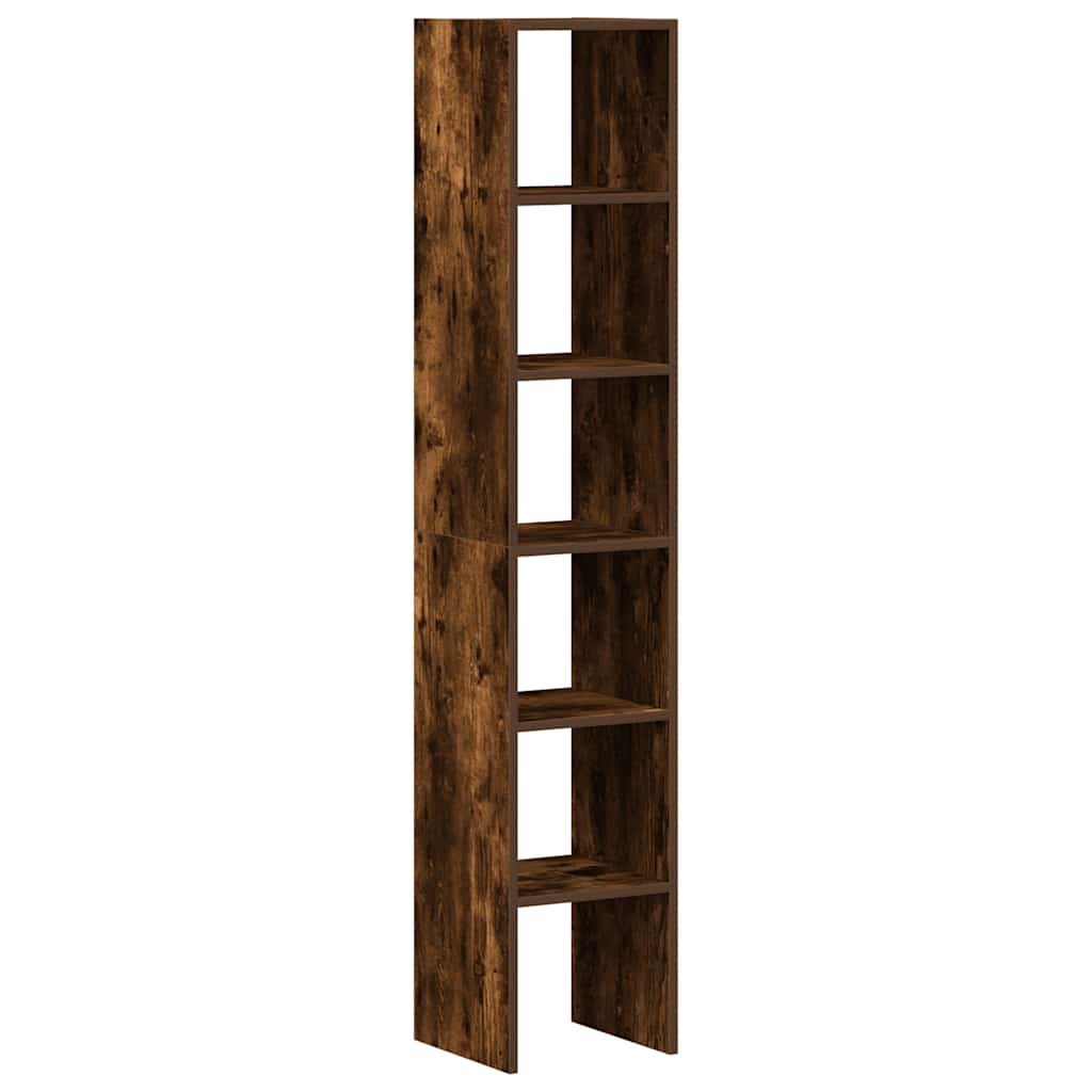 Librerie 2 pz Impilabili Rovere Fumo 30x30x80 cm in Truciolato | homemem39
