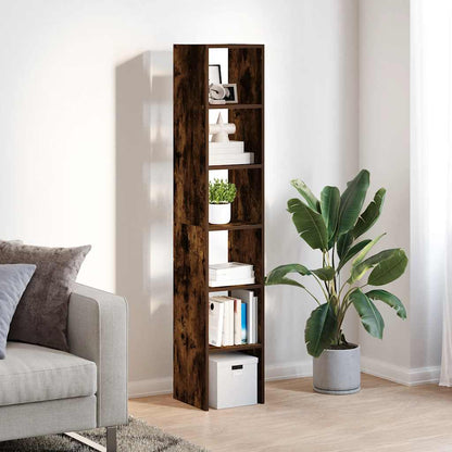Librerie 2 pz Impilabili Rovere Fumo 30x30x80 cm in Truciolato | homemem39
