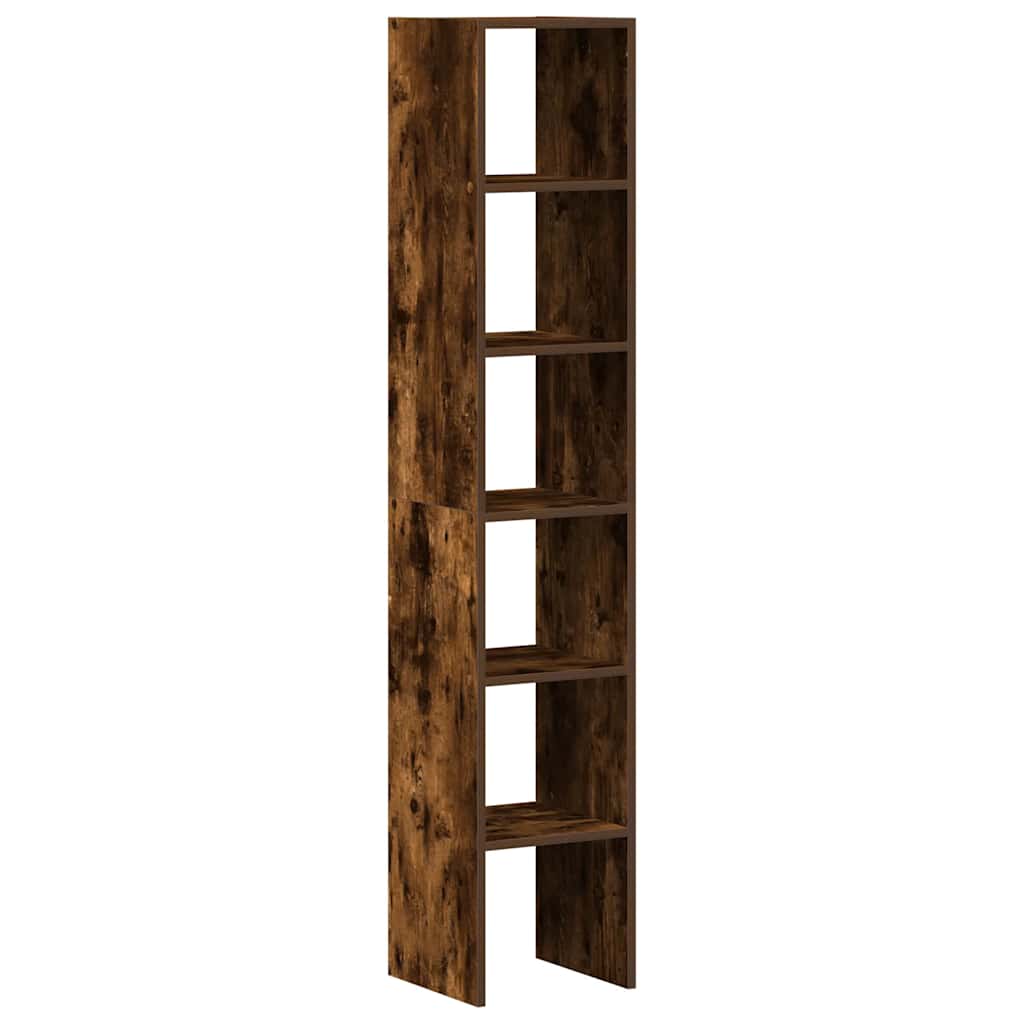 Librerie 2 pz Impilabili Rovere Fumo 30x30x80 cm in Truciolato | homemem39