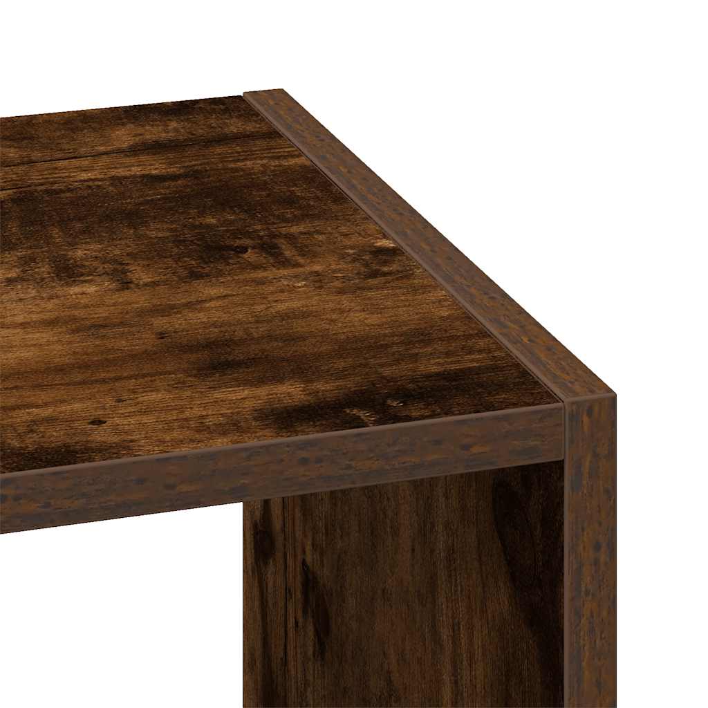 Librerie 2 pz Impilabili Rovere Fumo 30x30x80 cm in Truciolato | homemem39