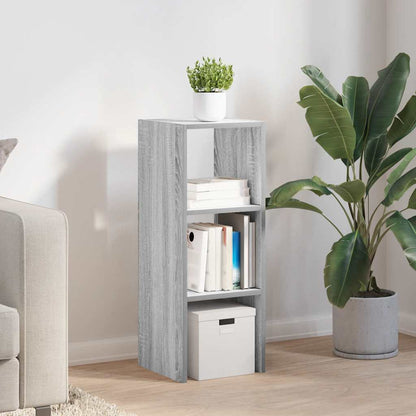 Libreria Impilabili Grigio Sonoma 30x30x80 cm Legno Multistrato