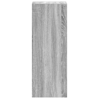 Libreria Impilabili Grigio Sonoma 30x30x80 cm Legno Multistrato