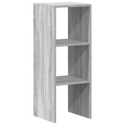 Libreria Impilabili Grigio Sonoma 30x30x80 cm Legno Multistrato