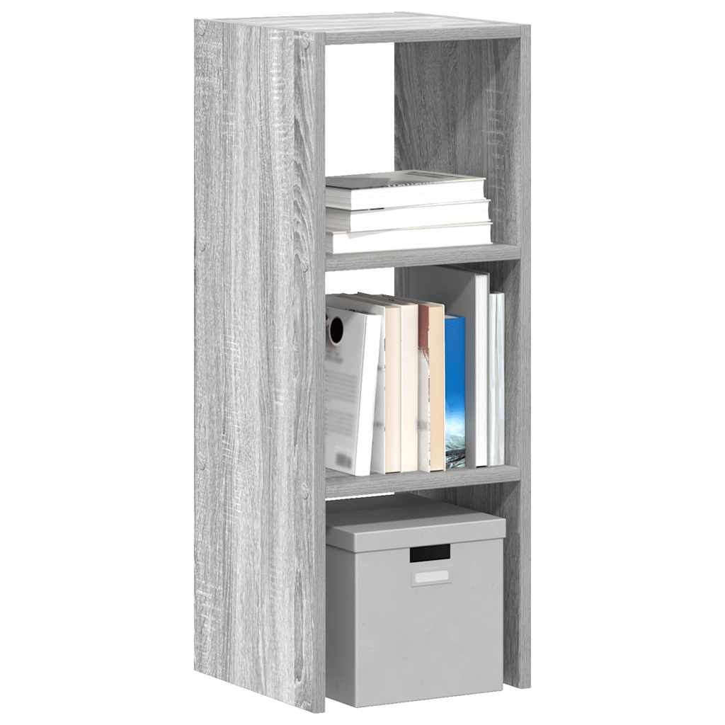 Libreria Impilabili Grigio Sonoma 30x30x80 cm Legno Multistrato