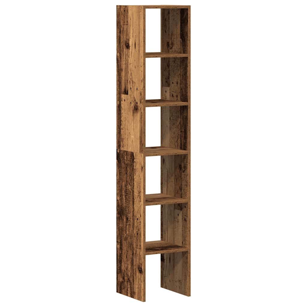 Librerie 2 pz Impilabili Legno Antico 30x30x80 cm in Truciolato | homemem39
