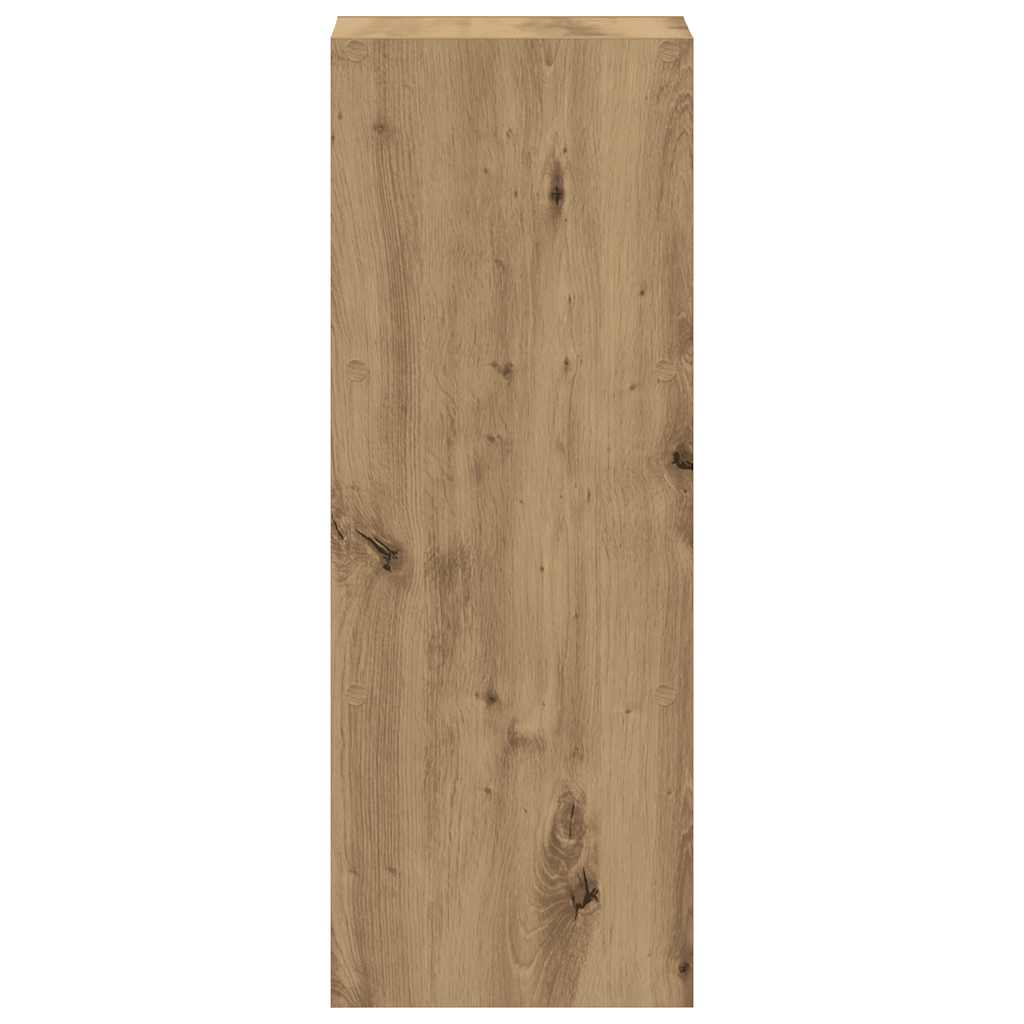 Libreria Impilabili Rovere Artigianale 30x30x80 cm Truciolato