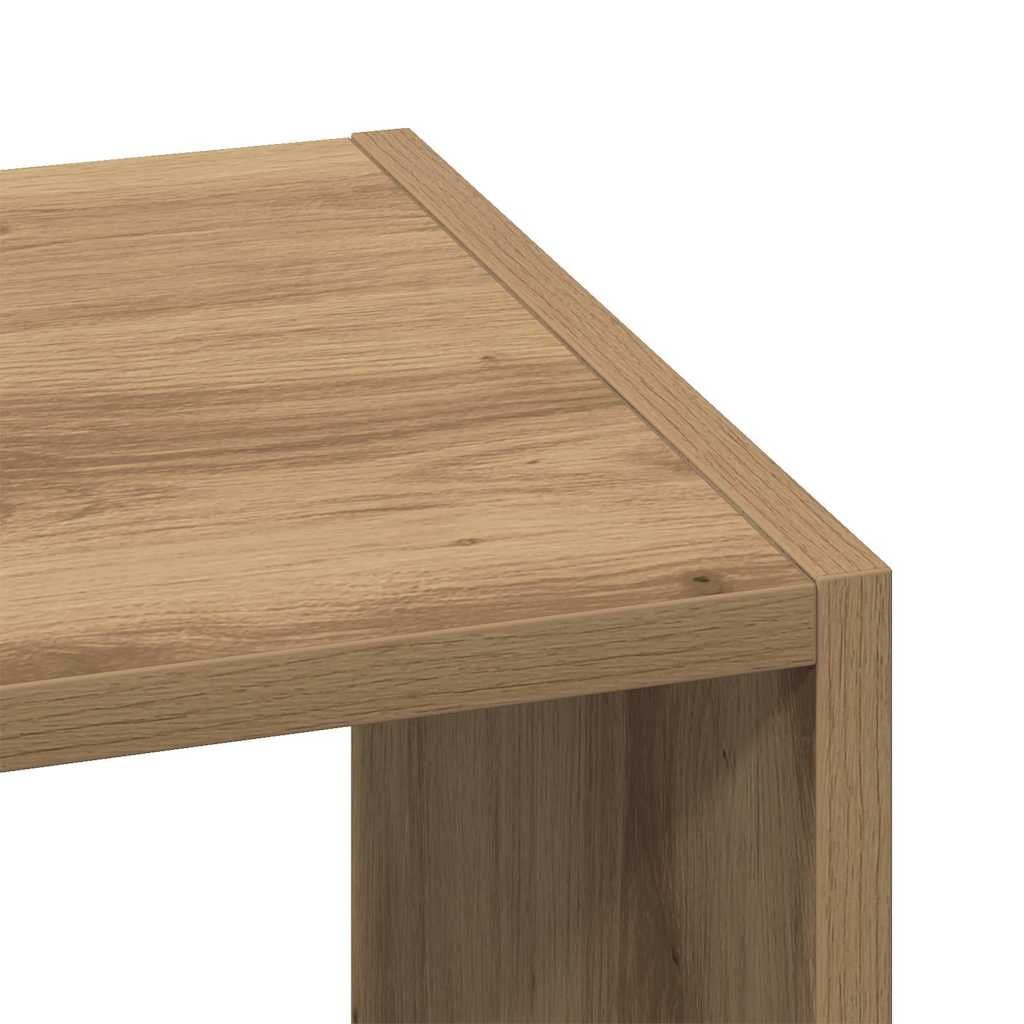 Libreria Impilabili Rovere Artigianale 30x30x80 cm Truciolato | homemem39